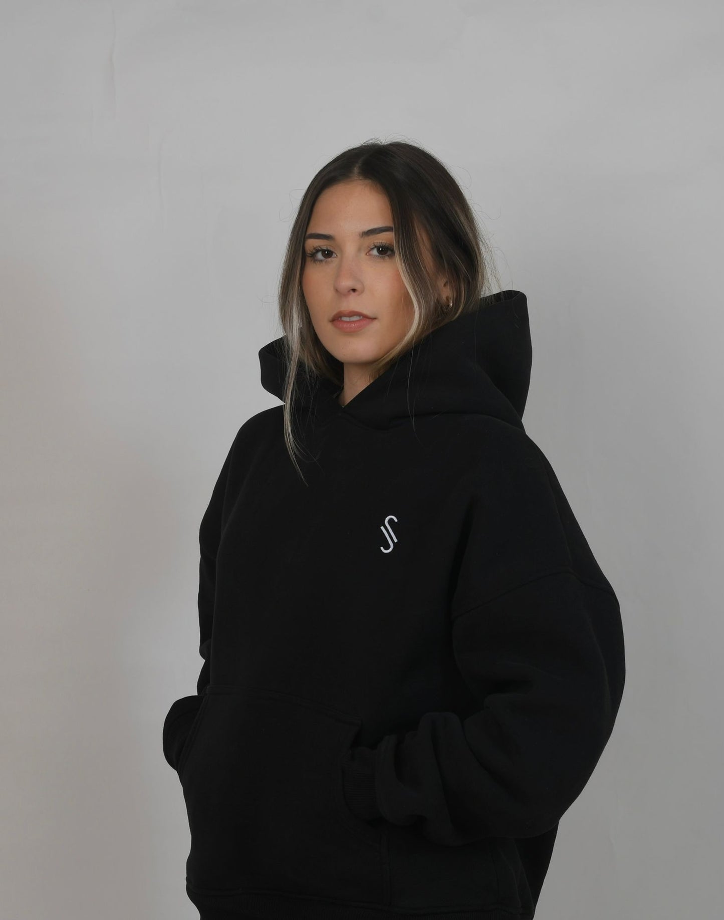 HOODIE WASHED BLACK