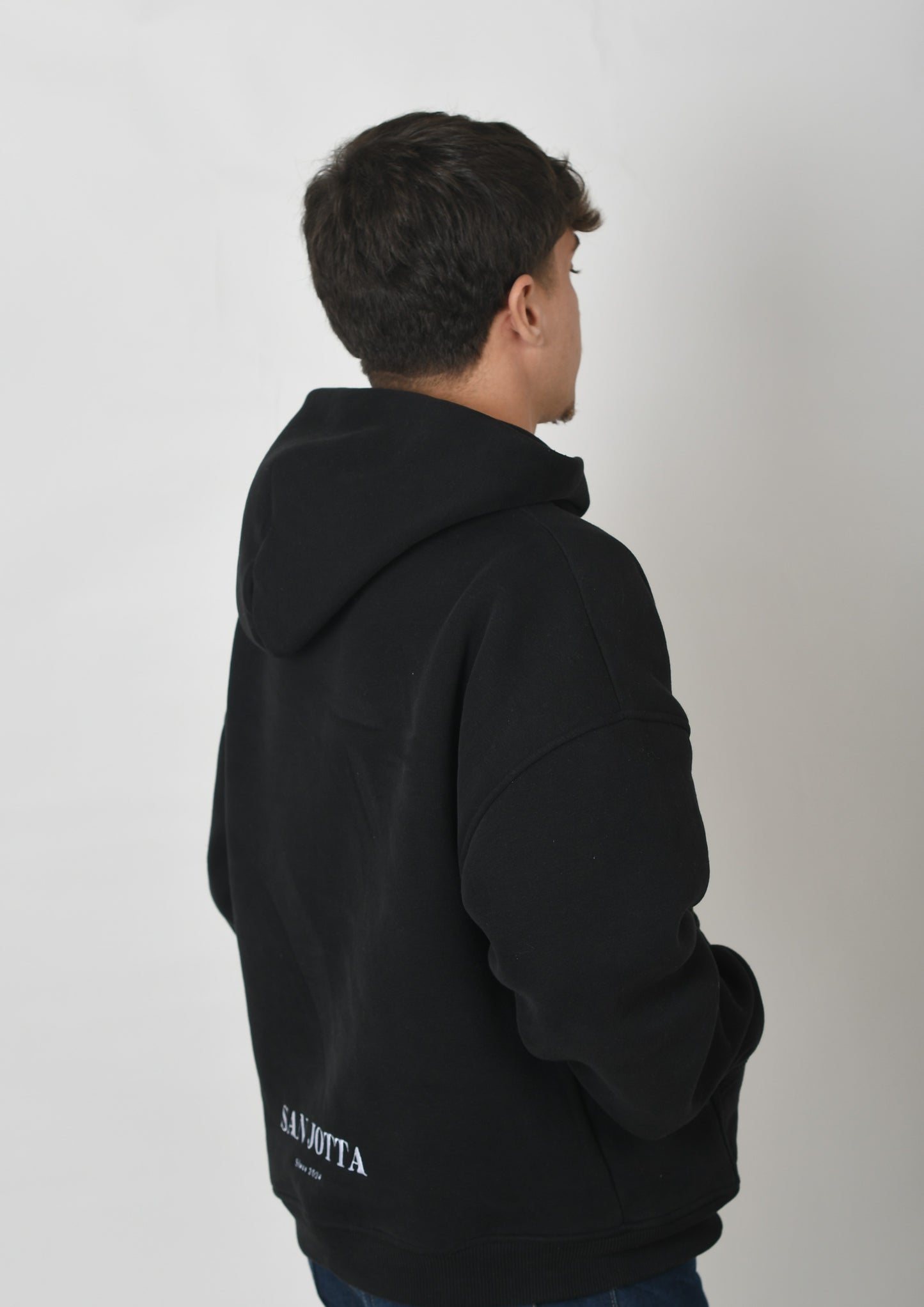 HOODIE WASHED BLACK