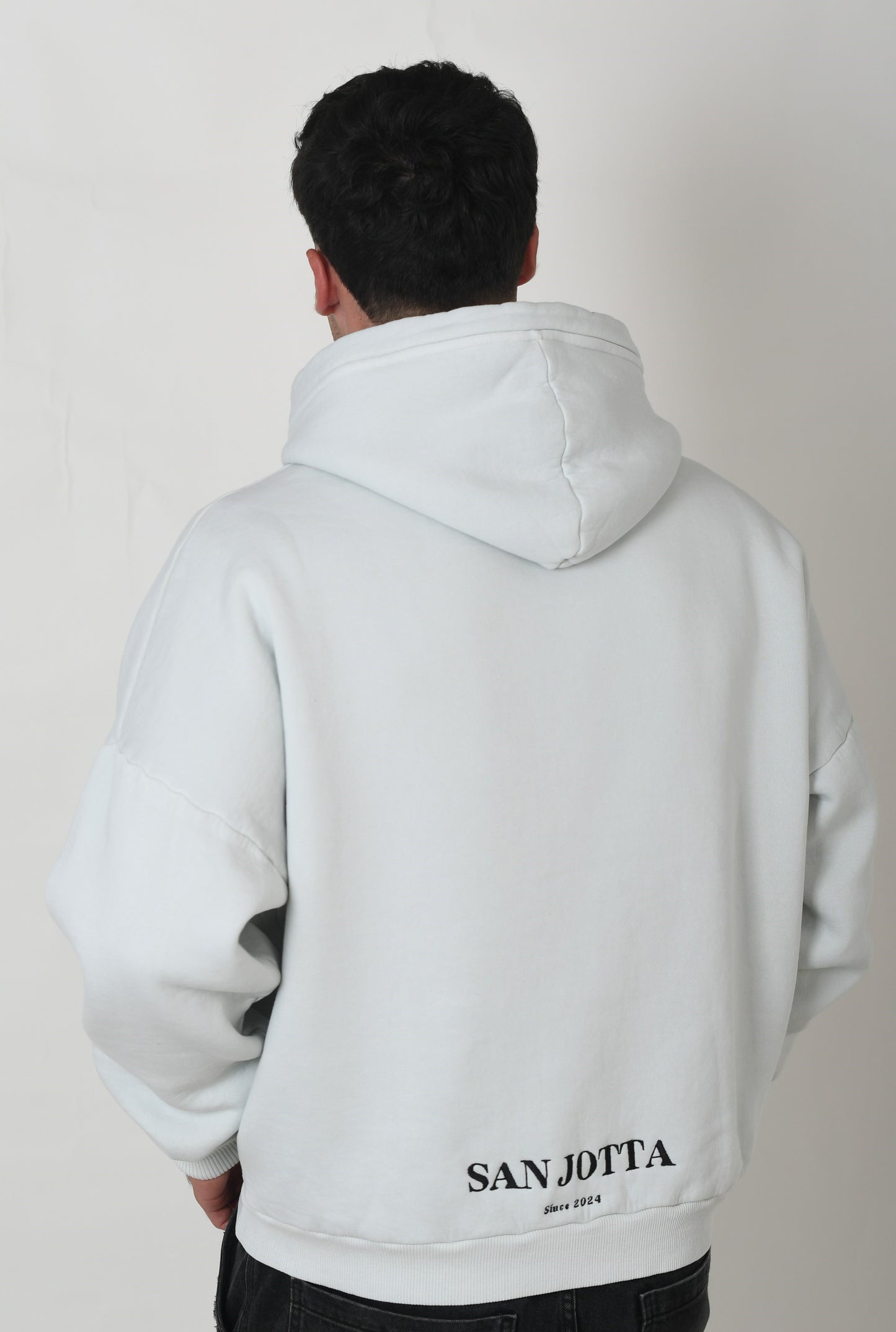 HOODIE WASHED BLUE BLUSH