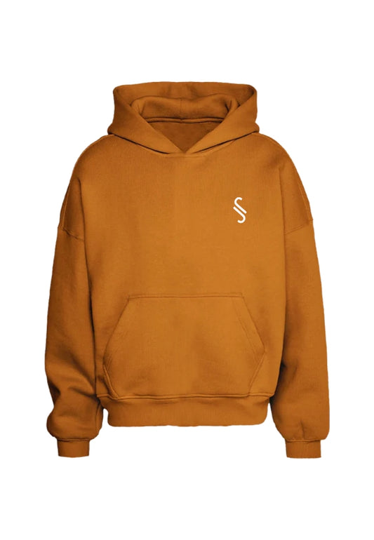 HOODIE WASHED CARAMEL CAFE